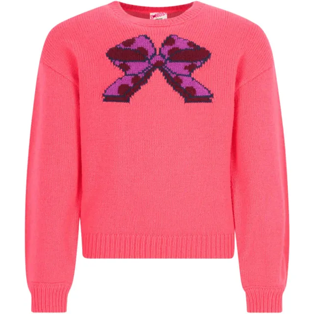 B.Nosy rechtvallende sweater met print - oranje