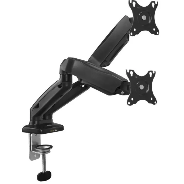 ACT AC8312 dubbele monitorsteun zwart