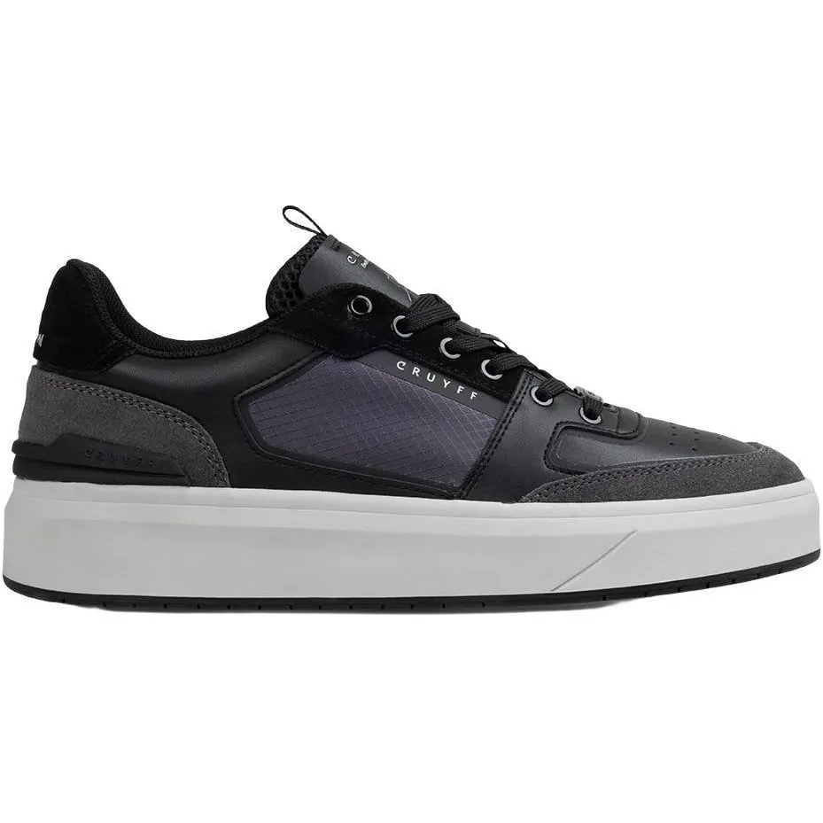 Cruyff Endorsed Tech Pinstripe sneakers zwart grijs, foto 2