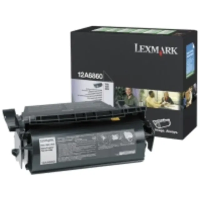 Lexmark 12A6860 Toner Zwart