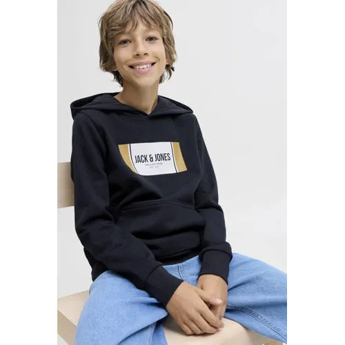 Jack & Jones JUNIOR hoodie donkerblauw, foto 3
