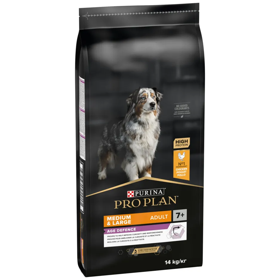 Pro Plan Medium & Large Adult 7+ Age Defence kip 14 kg