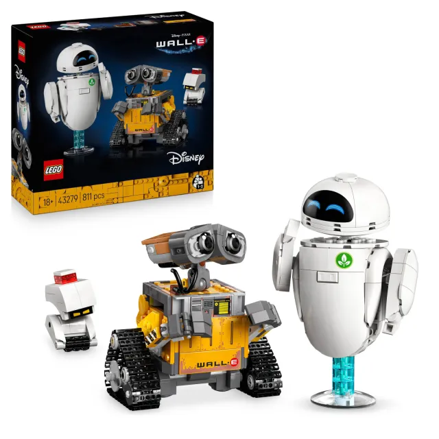 Lego Disney en Pixar WALL-E en EVE Bouwpakket voor Volwassenen 43279