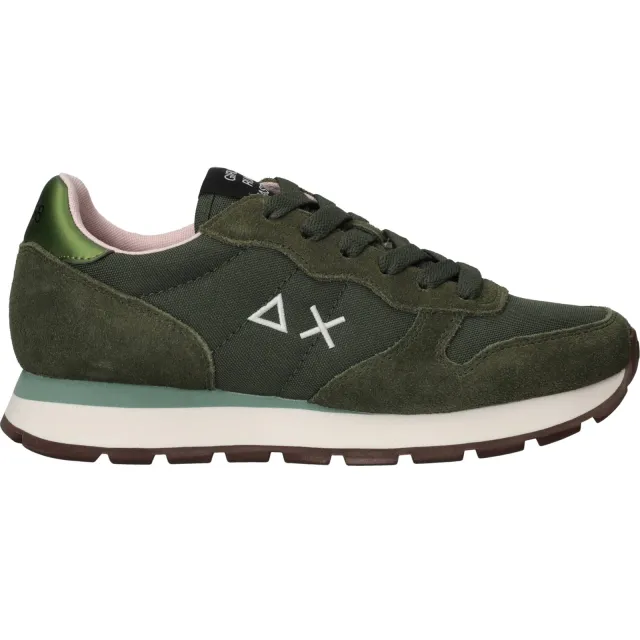 Sun68 Ally Solid lage sneakers groen
