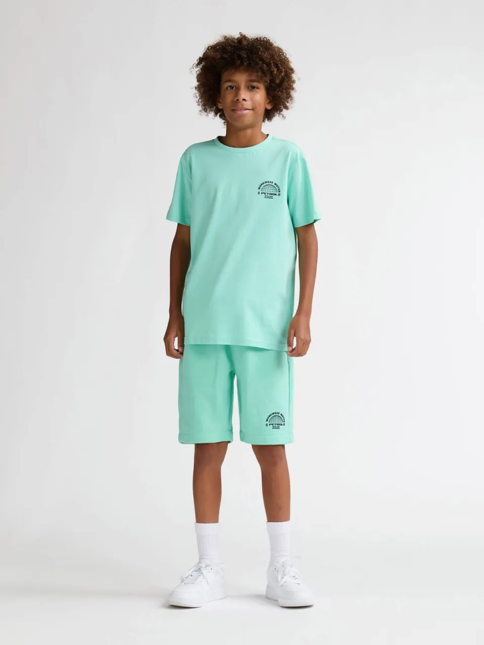 Petrol Industries sweatshort mintgroen