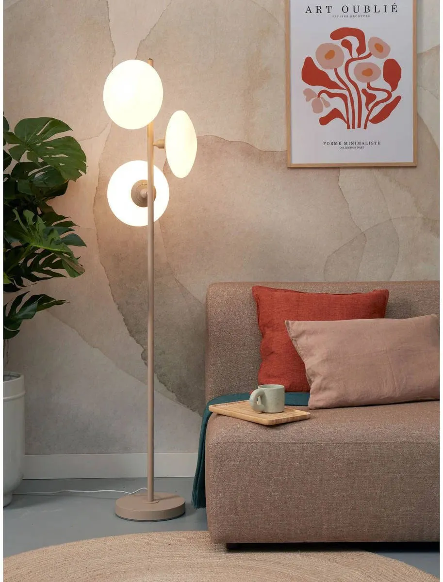 It's About Romi vloerlamp SAPPORO (Ø32x161 cm) melkwit/zand, foto 4