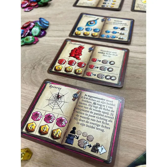 999 Games De Kwakzalvers van Kakelenburg Het Duel bordspel, foto 7