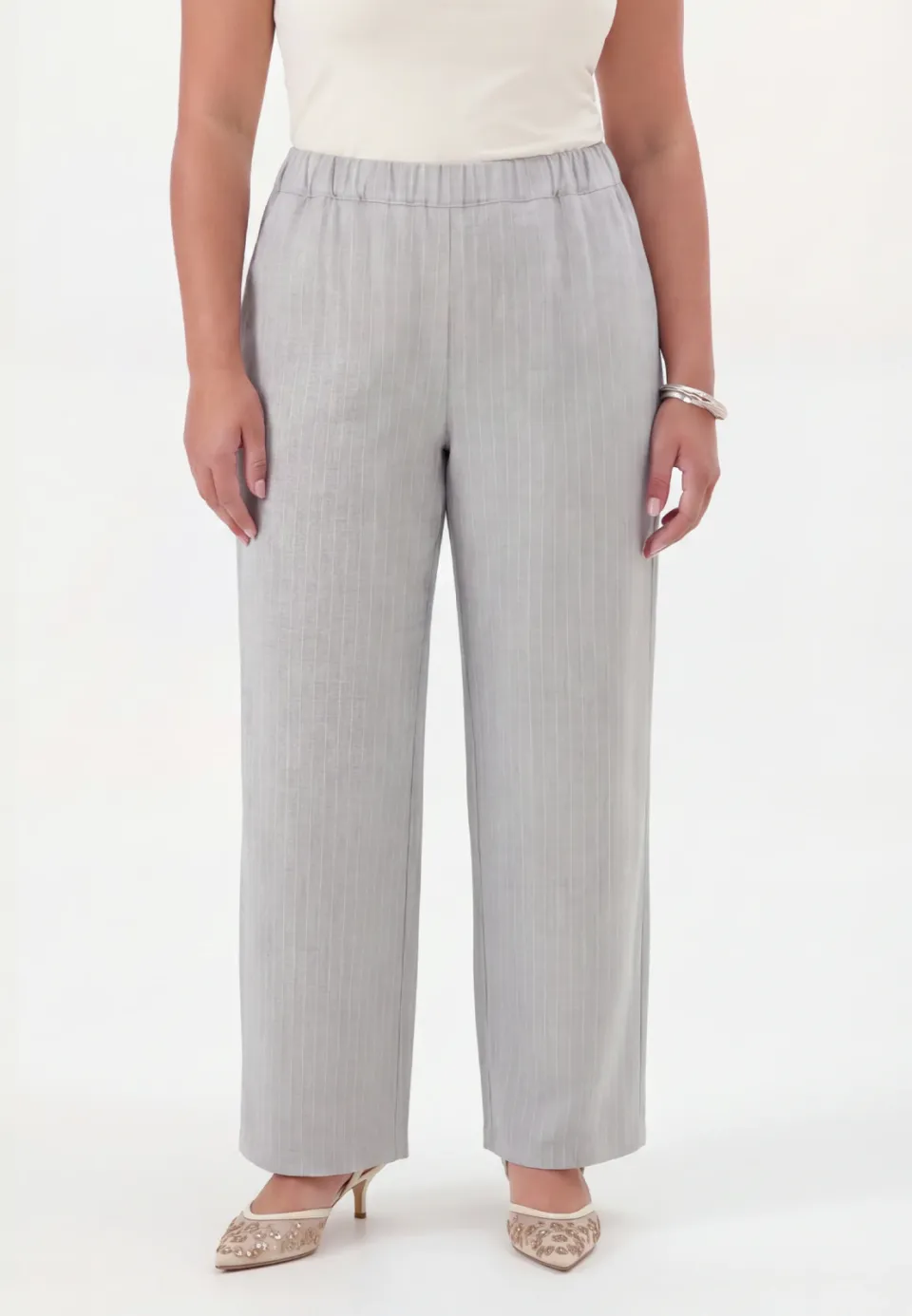Yoek PINSTRIPE broek grijs, foto 3