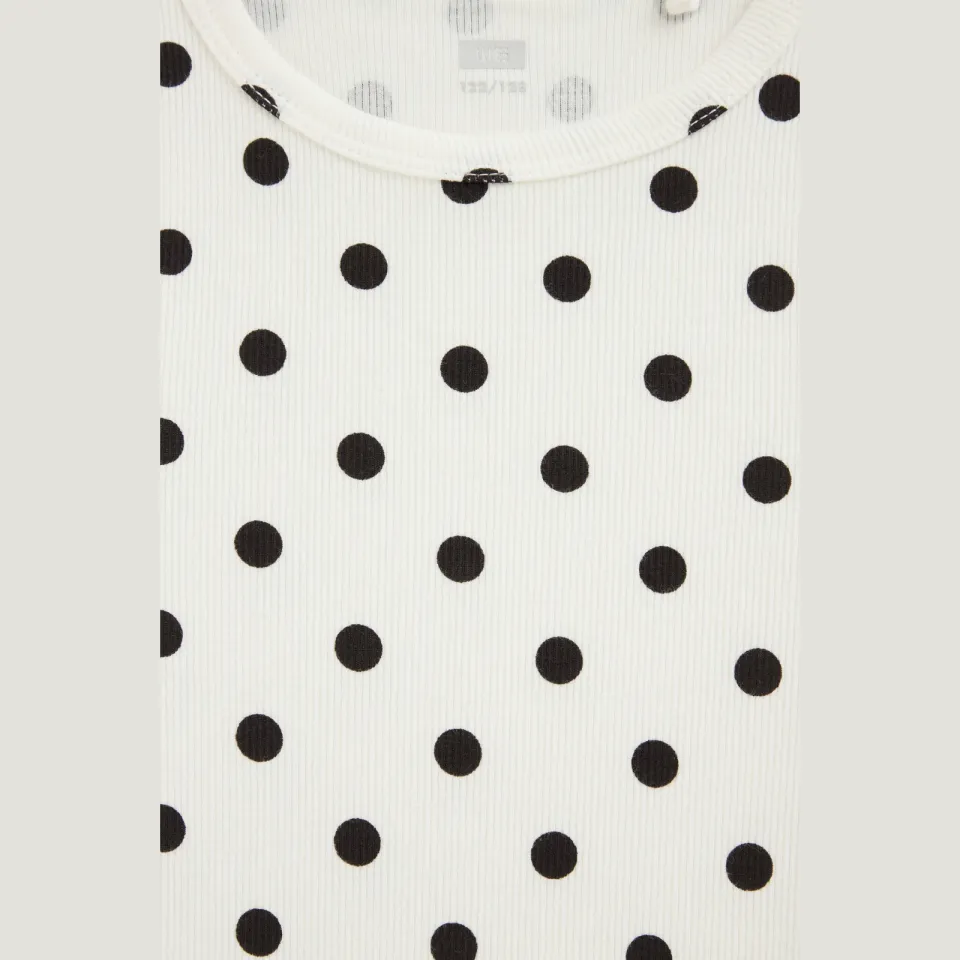 WE Fashion longsleeve met stippen wit, foto 7