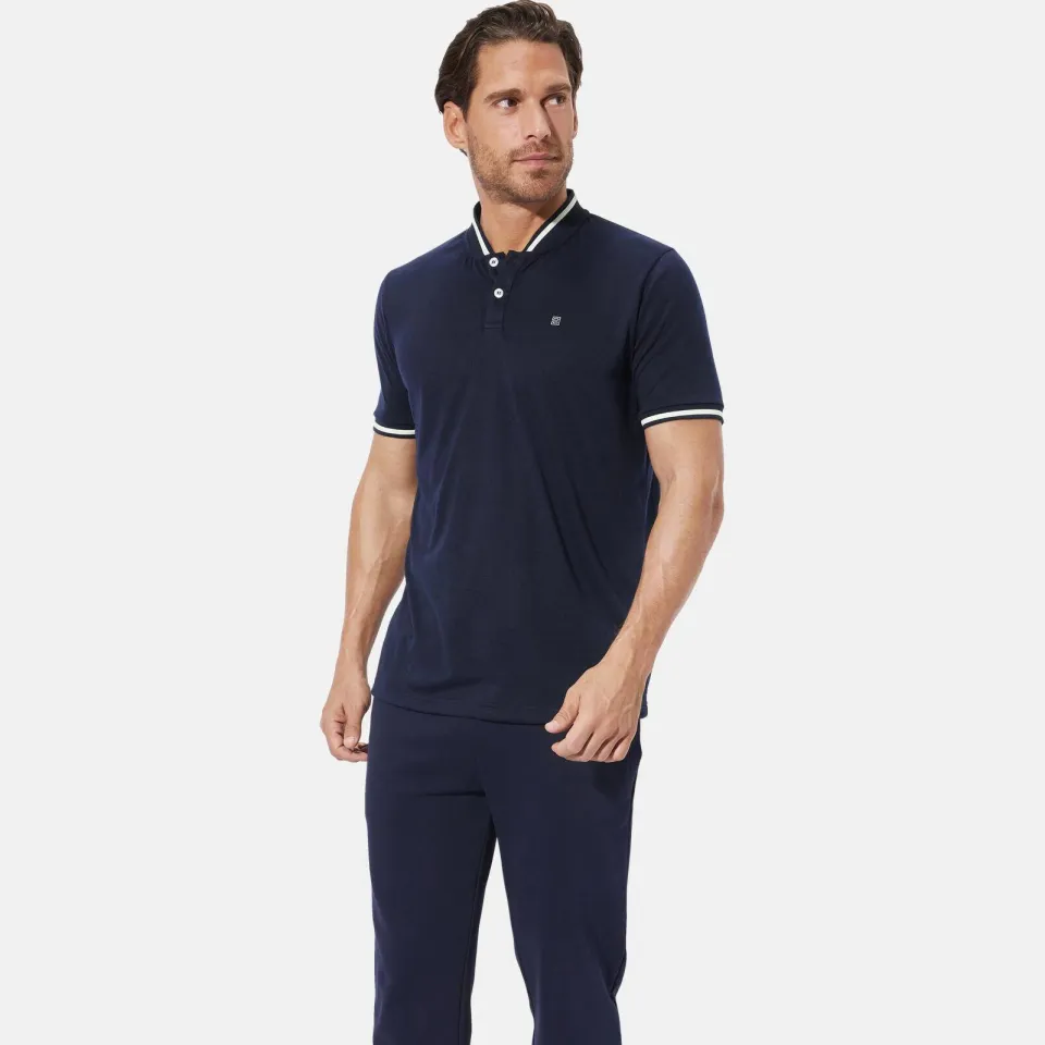 Babista regular fit polo +FIT Collectie Plus Size - donkerblauw (set van 2), foto 6