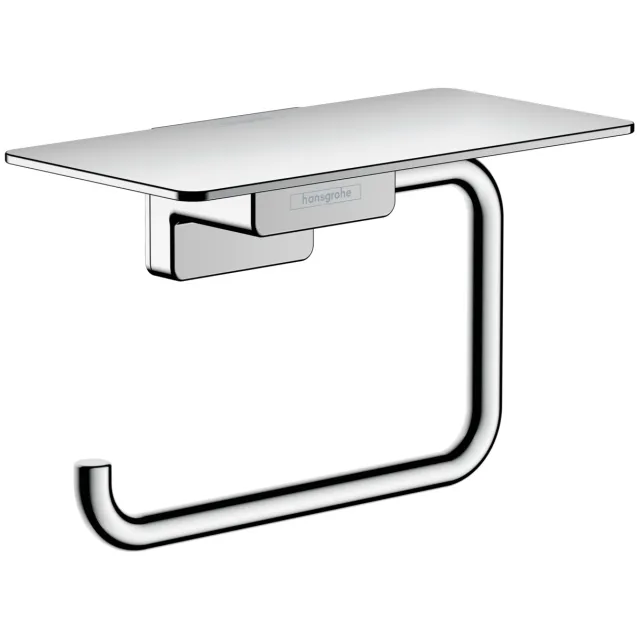 Hansgrohe AddStoris toiletrolhouder met planchet chroom