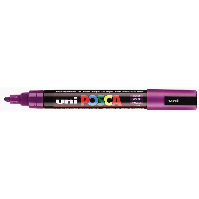 Posca marker met conische punt schrijfdikte medium paars
