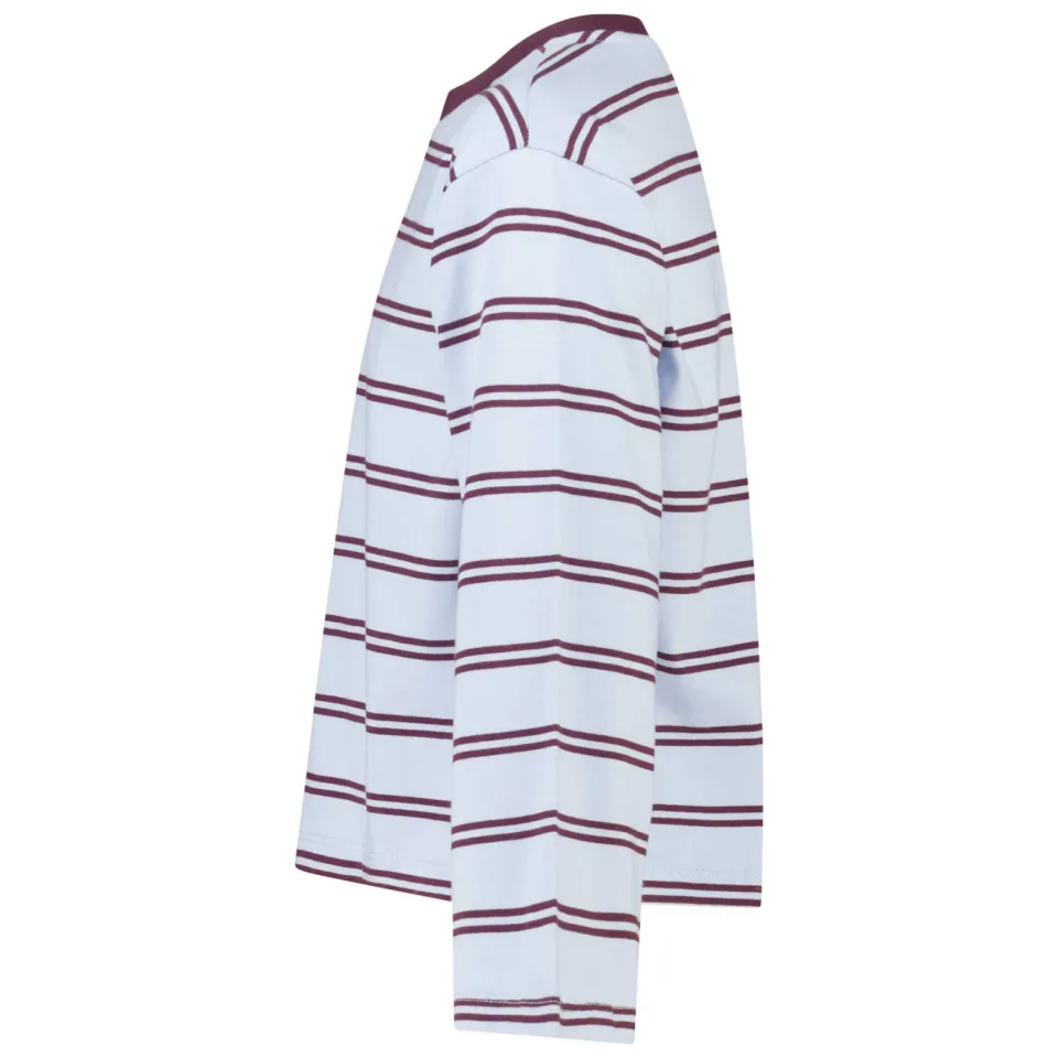 America Today Lexi Jr gestreepte longsleeve lichtblauw lichtblauw/donkerblauw, foto 4