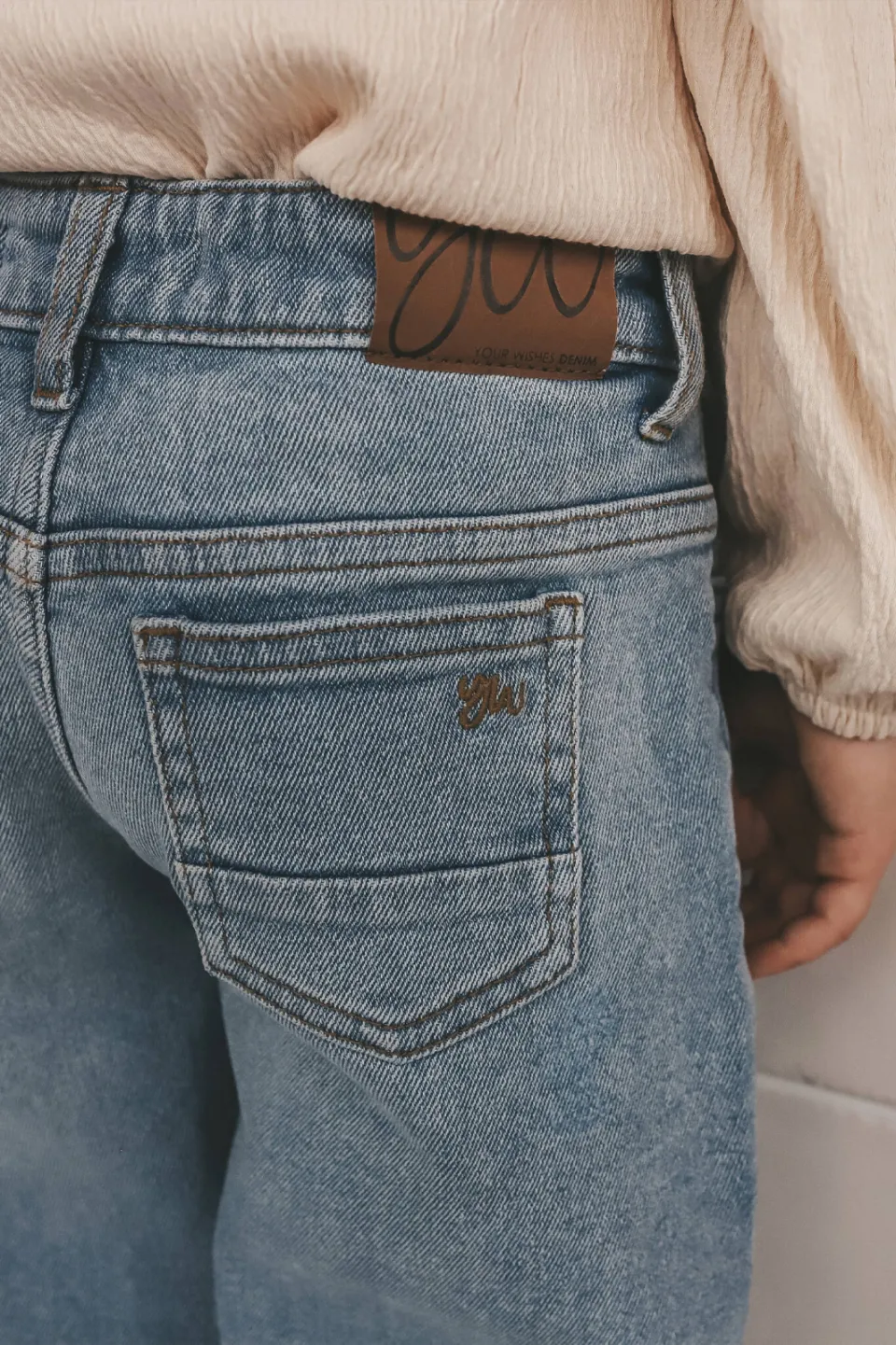 Your Wishes barrel jeans light blue denim, foto 4
