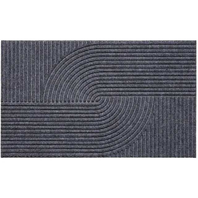 Hamat deurmat Ramada Curves (45x75 cm) antraciet