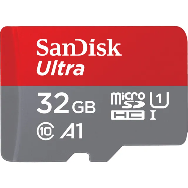 SanDisk Ultra microSDHC 32 GB geheugenkaart grijs