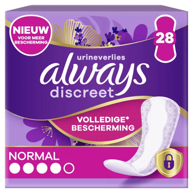 Always Discreet incontinentie inlegkruisjes normal