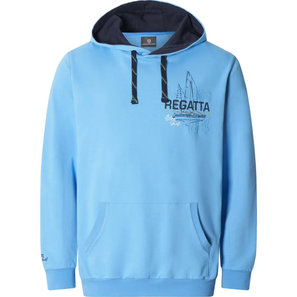 Jan Vanderstorm +FIT Collectie hoodie Plus Size GUNDBERT blauw, foto 2