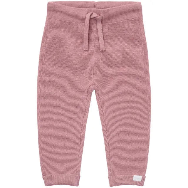 Noppies baby katoenen gebreide babybroek mauve, foto 2