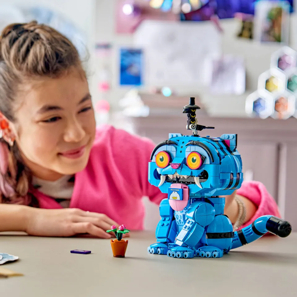 Lego KPop Demon Hunters Derpy Tiger en Sussie Bird Dieren Speelgoed - 72537, foto 5