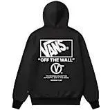 Vans relaxed fit hoodie met backprint - zwart, foto 2