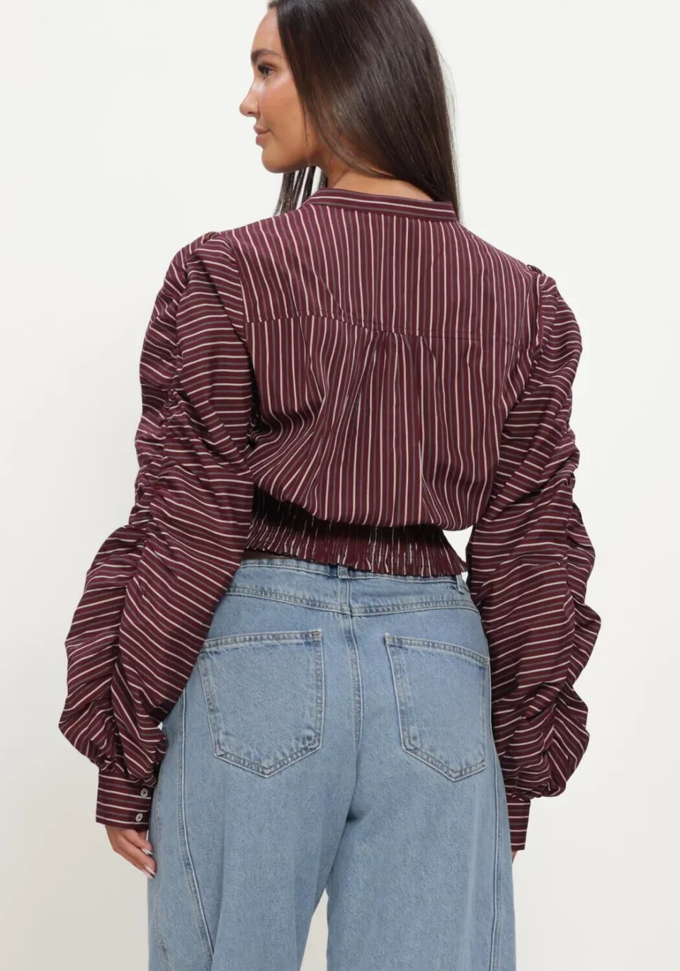 Notre-V Nv-inta blouse bordeaux, foto 3