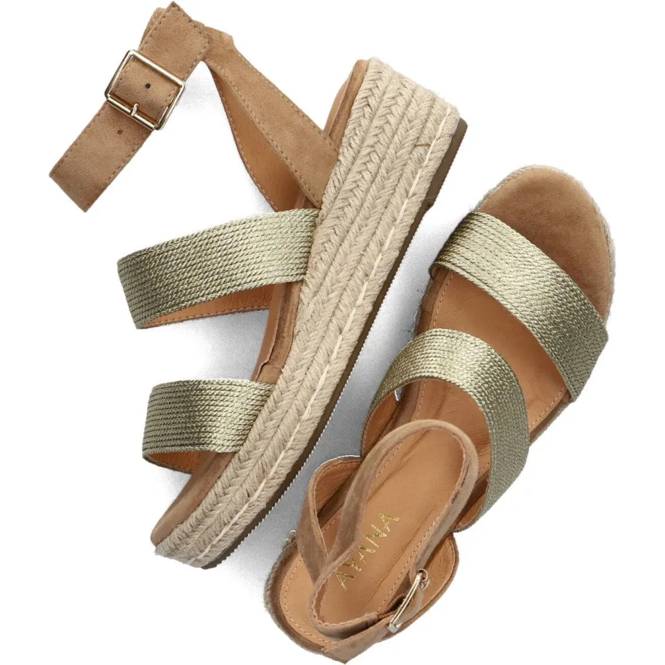 AYANA Sandalen 0047-17k Goud, foto 6