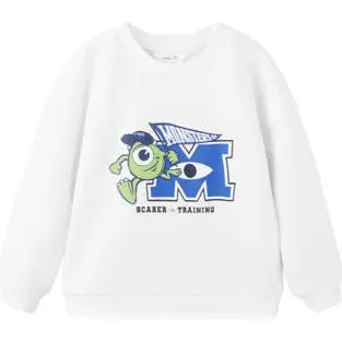 Mango Kids Monster Inc. sweater met print - wit, foto 2