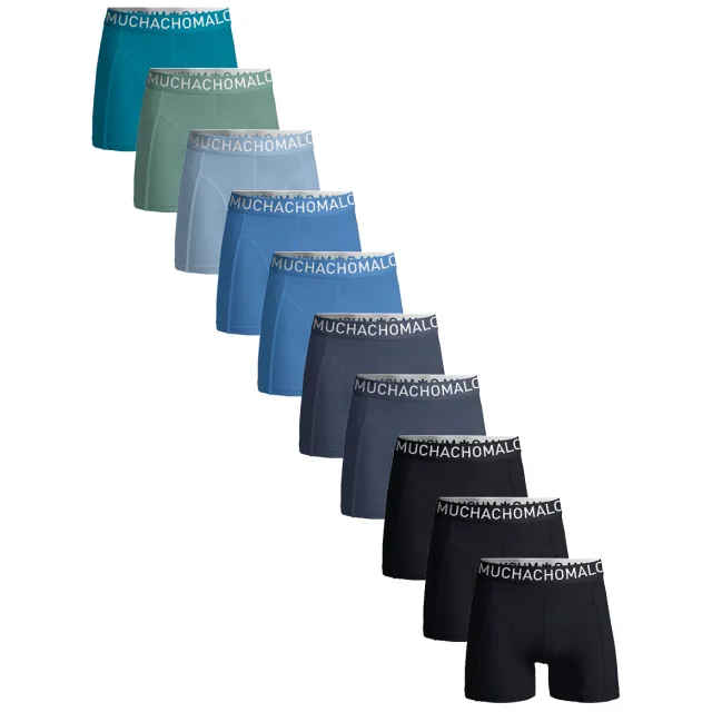 Muchachomalo Heren 10-pack Boxershorts light cotton veelkleurig