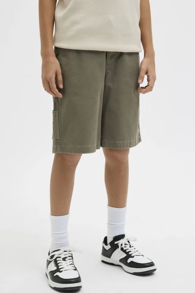 Jack & Jones casual korte broek olijfgroen, foto 5