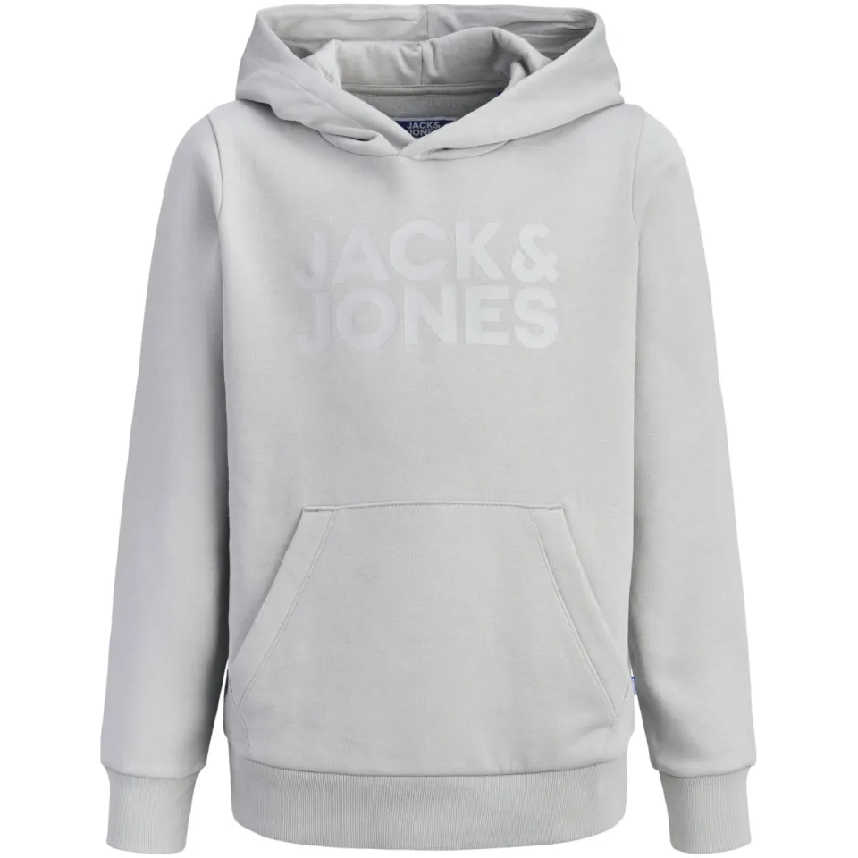 Jack & Jones JUNIOR hoodie lichtgrijs, foto 2