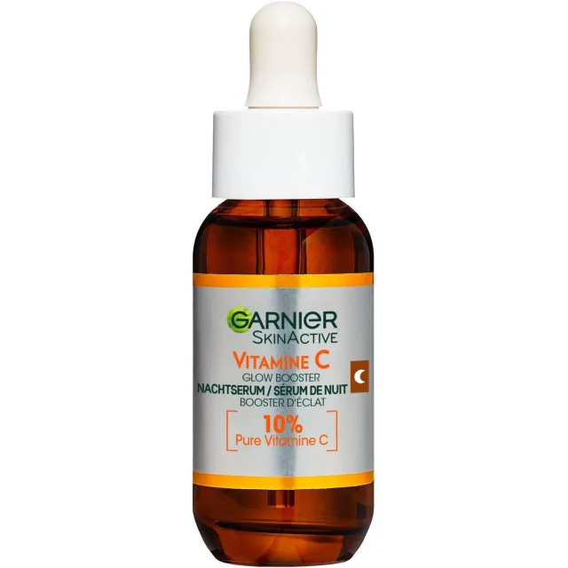 Garnier Skinactive 10% Pure Vitamine C* Anti-Pigmentvlekken Hyaluronzuur nachtserum - 30 ml