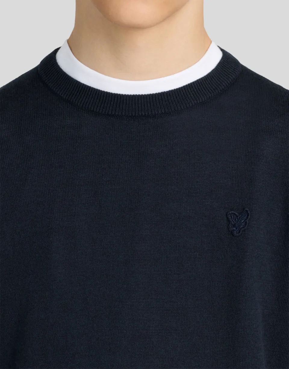 Lyle & Scott sweater - donkerblauw, foto 4
