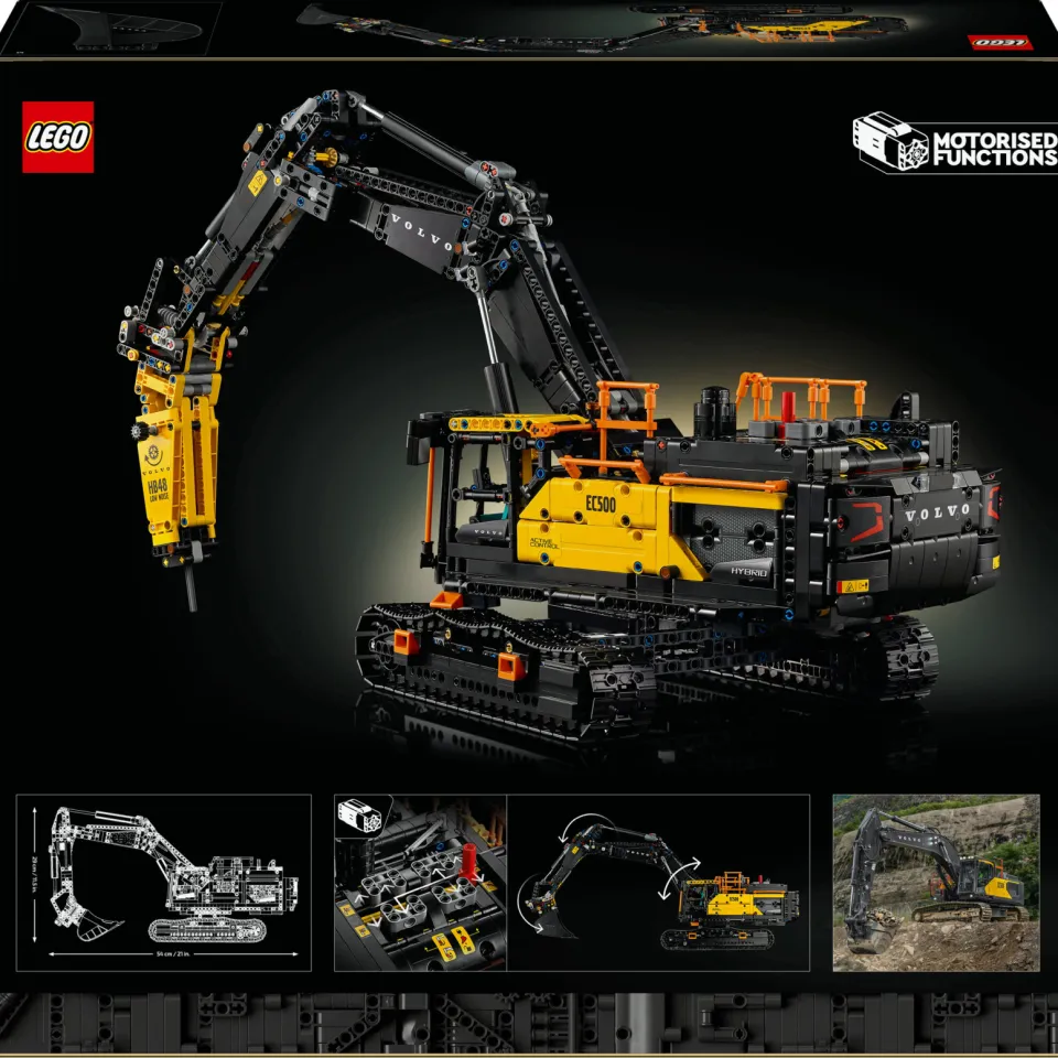 Lego Technic Volvo EC500 Hybrid graafmachine 42215, foto 5