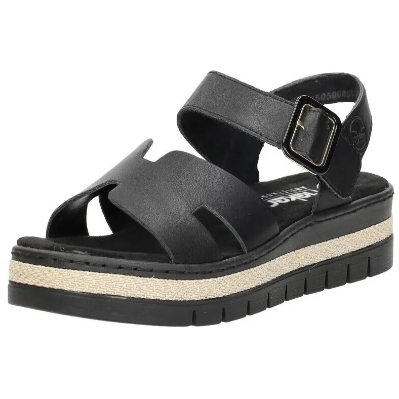 Rieker sandalen zwart, foto 3