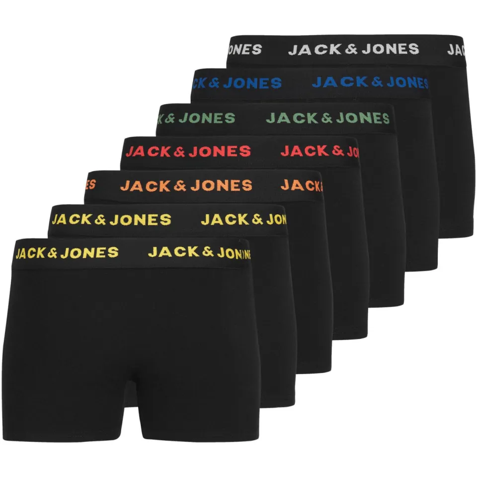 Jack & Jones boxershorts zwart (7-pack), foto 2