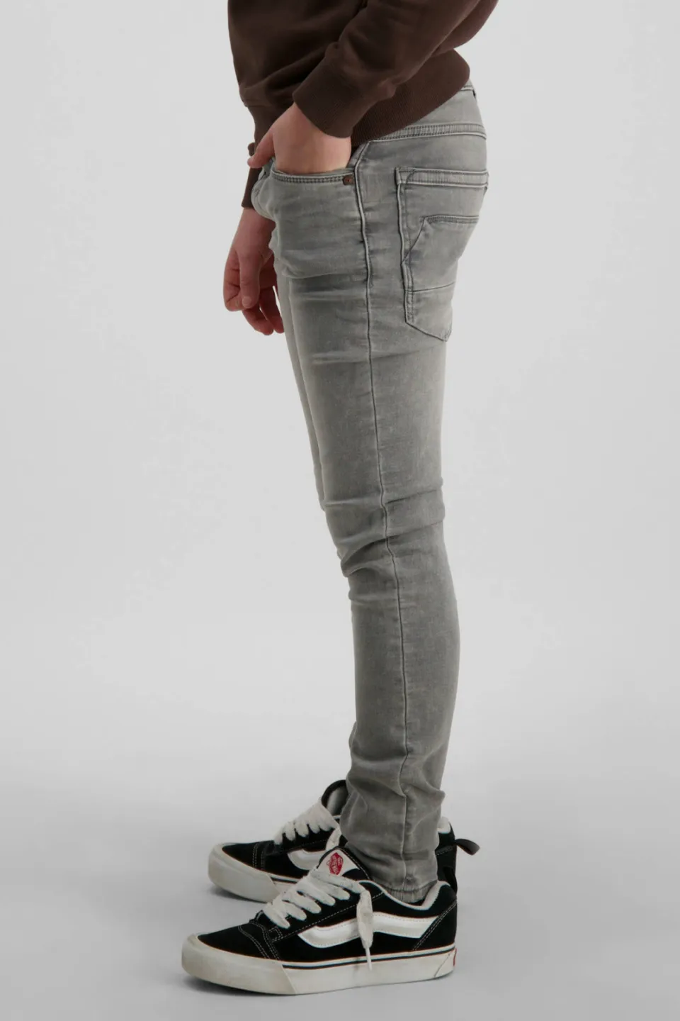 Cars slim fit jog denim Burgo grey used, foto 6