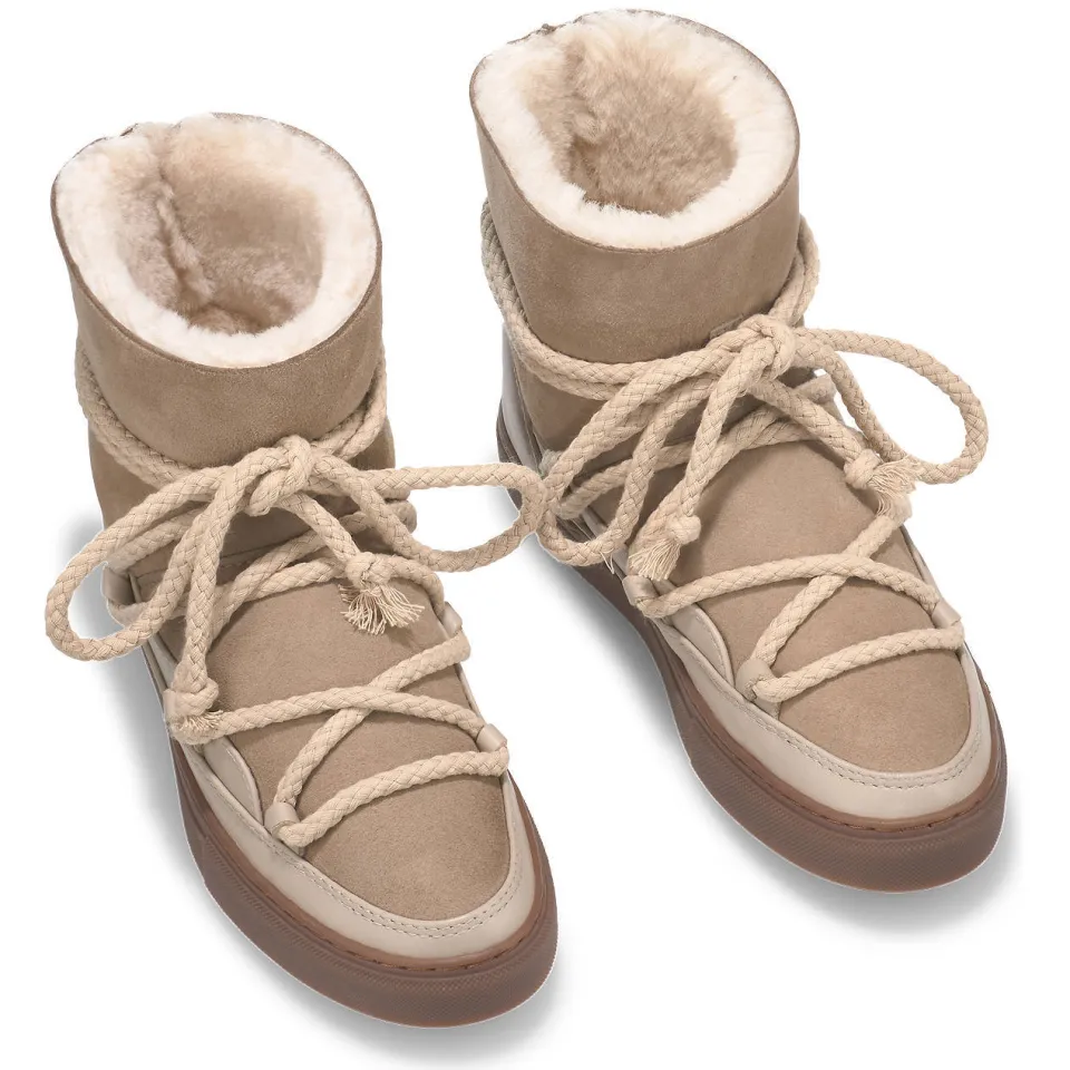 Inuikii Classic leren enkelboots - beige, foto 4
