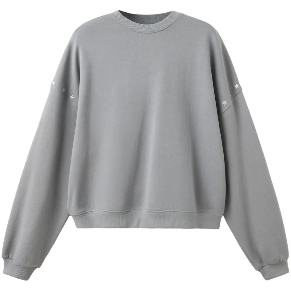 Mango TEEN oversized sweater met studs - grijs, foto 3