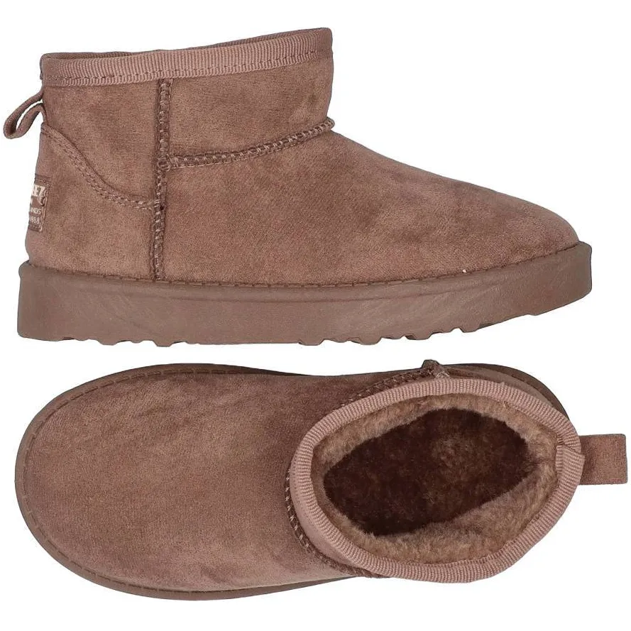 Braqeez warm suèdelook enkelboots - taupe, foto 6