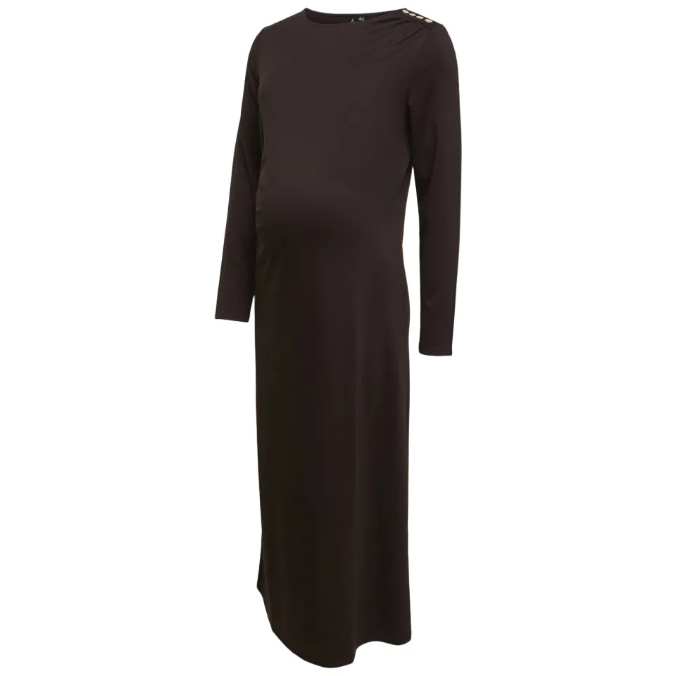 Vero Moda Maternity zwangerschapsjurk bruin, foto 3