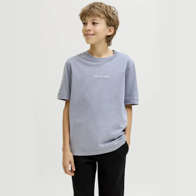 Jack & Jones junior t-shirt lichtblauw