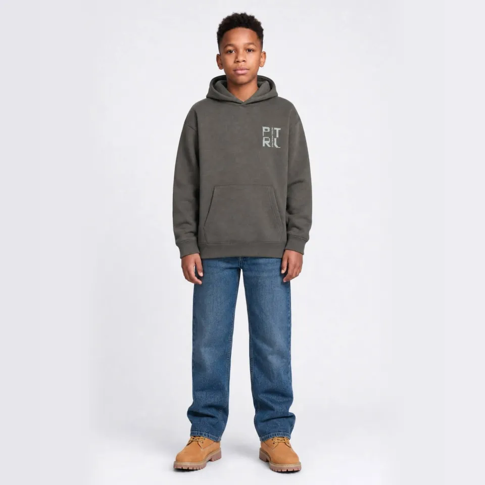 Petrol Industries hoodie met backprint - antraciet, foto 3
