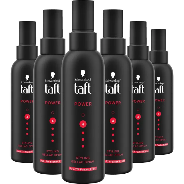 Schwarzkopf Taft Power Gellac haarspray - voordeelverpakking - 6 x 150 ml