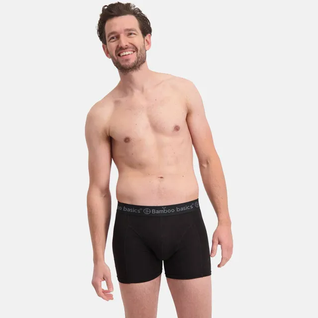 Bamboo Basics Rico boxershorts zwart Zwart/zwart/zwart