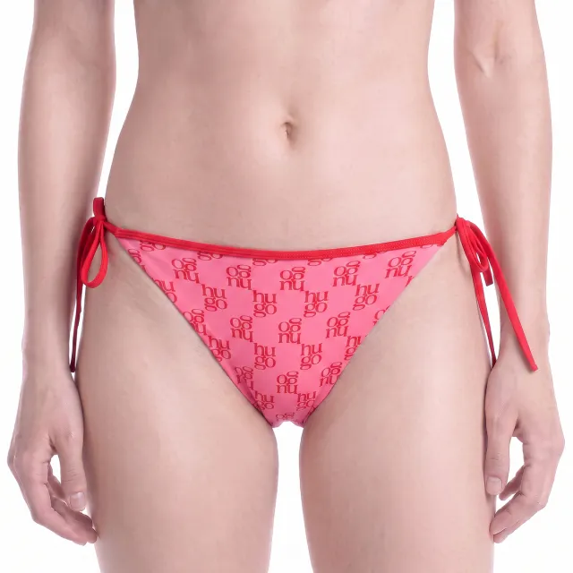 Boss bikinibroekje met zijstrik rood