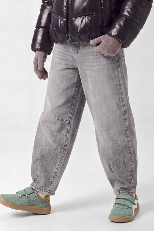 NAME IT KIDS NKFBELLA barrel jeans - grijs Medium Grey denim