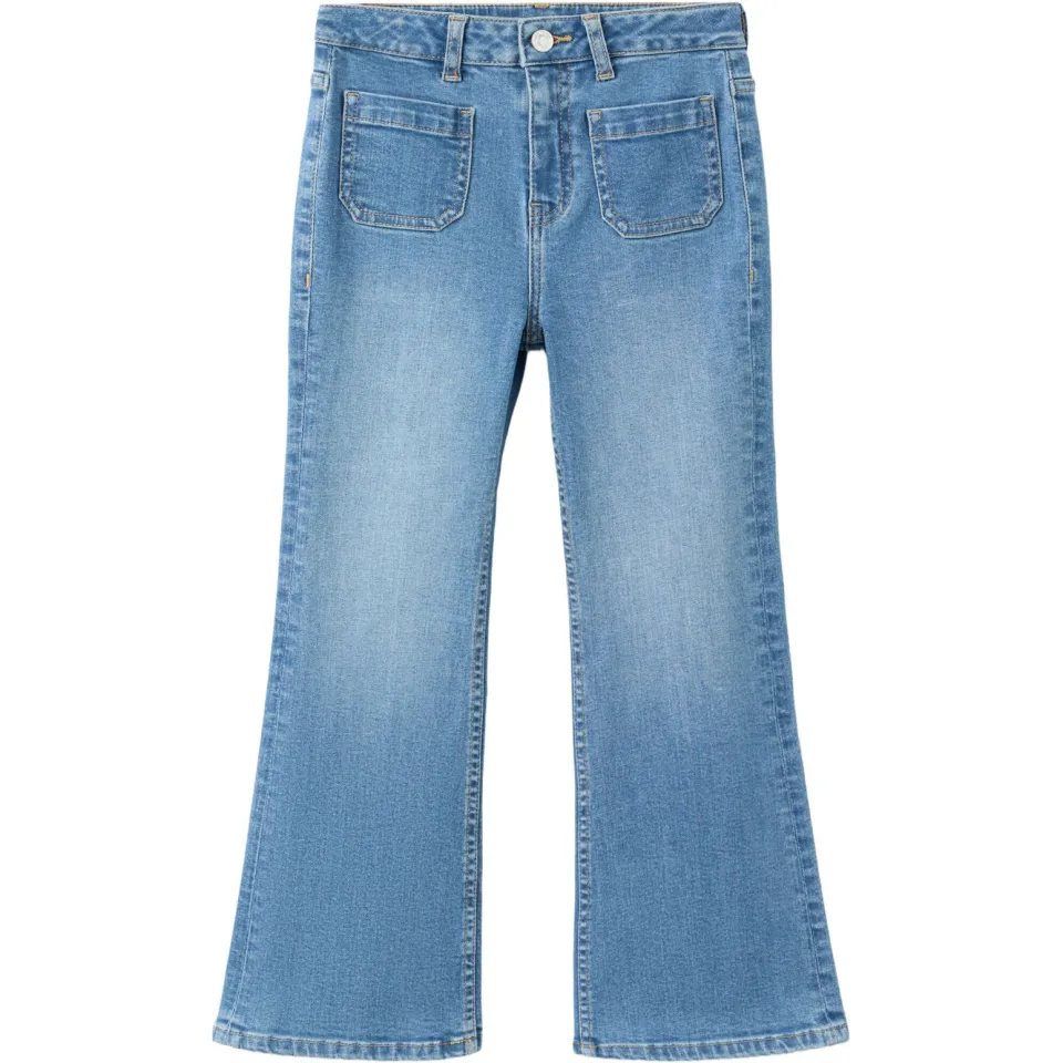 Mango Kids flared jeans - changeant blauw, foto 2