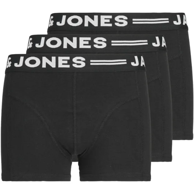 Jack & Jones JUNIOR boxershort zwart Zwart/wit