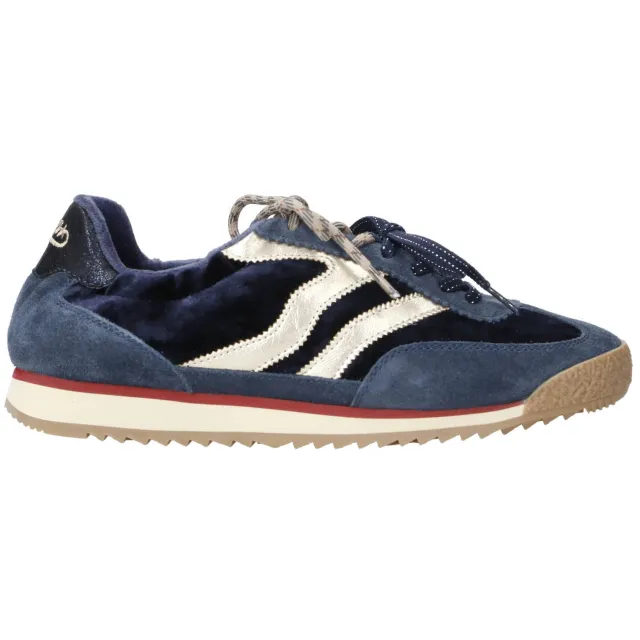 Mrp Utah suède sneakers - blauw/donkerblauw